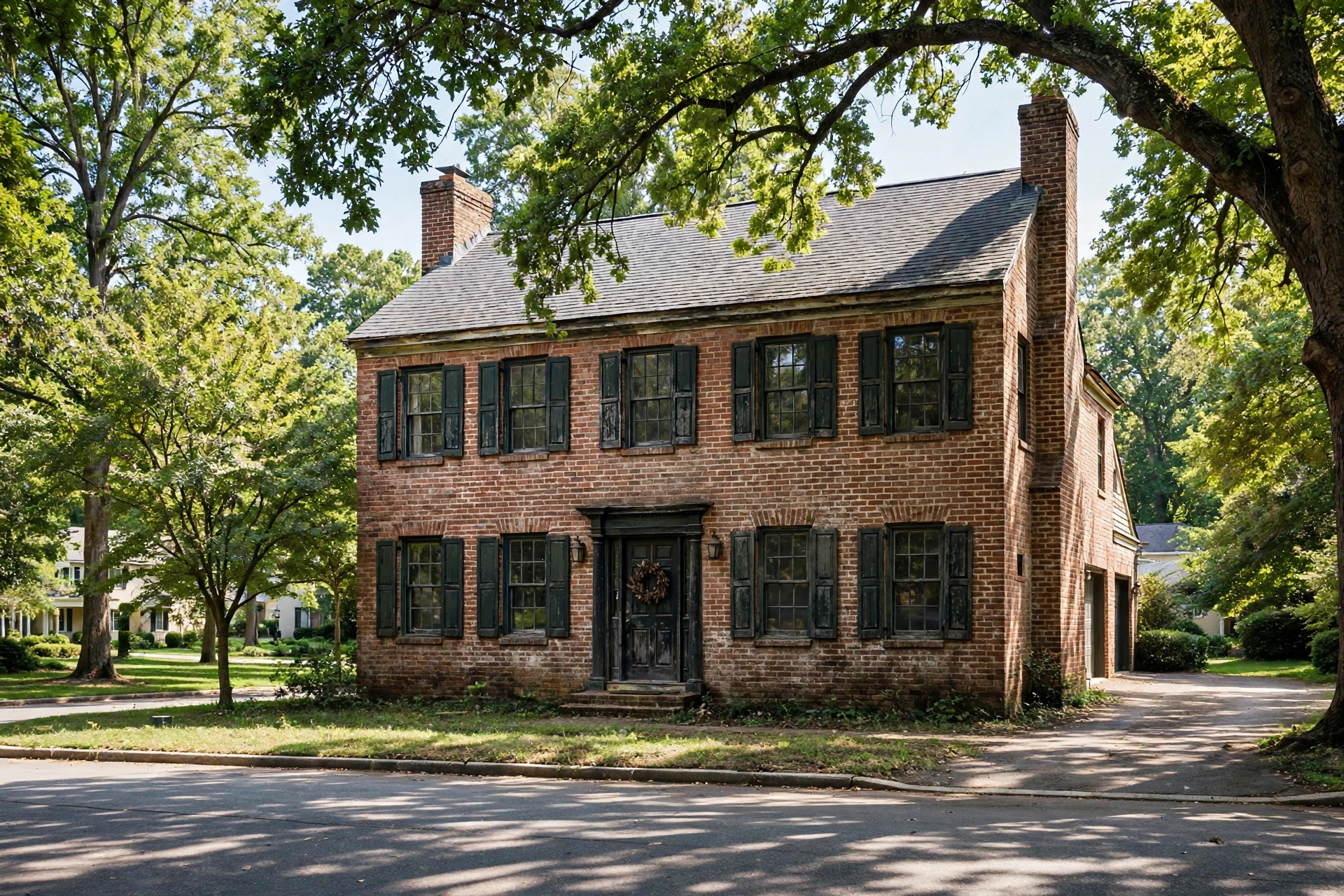 Before photo, Brick Painting in Mitchellville, by Bowie Painting Company