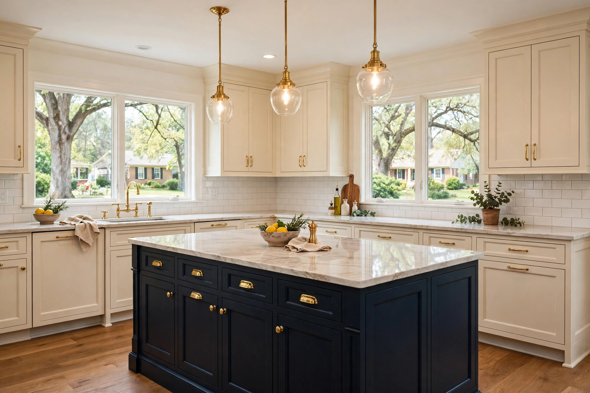 After photo, Cabinet Painting and Refinishing in Fairwood, by Bowie Painting Company